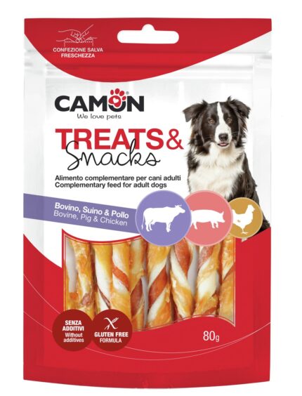 Two-color beef and pork hide rolls with chicken AE024