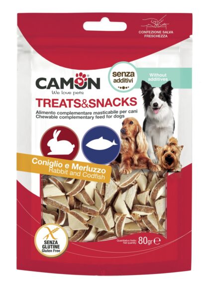 Triangular rabbit and codfish bites AE608