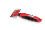 Slicker brush with stainless steel plastic coated pins - Image 2