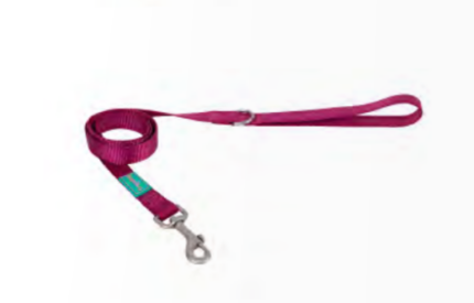Leash Nylon Basic Grenat
